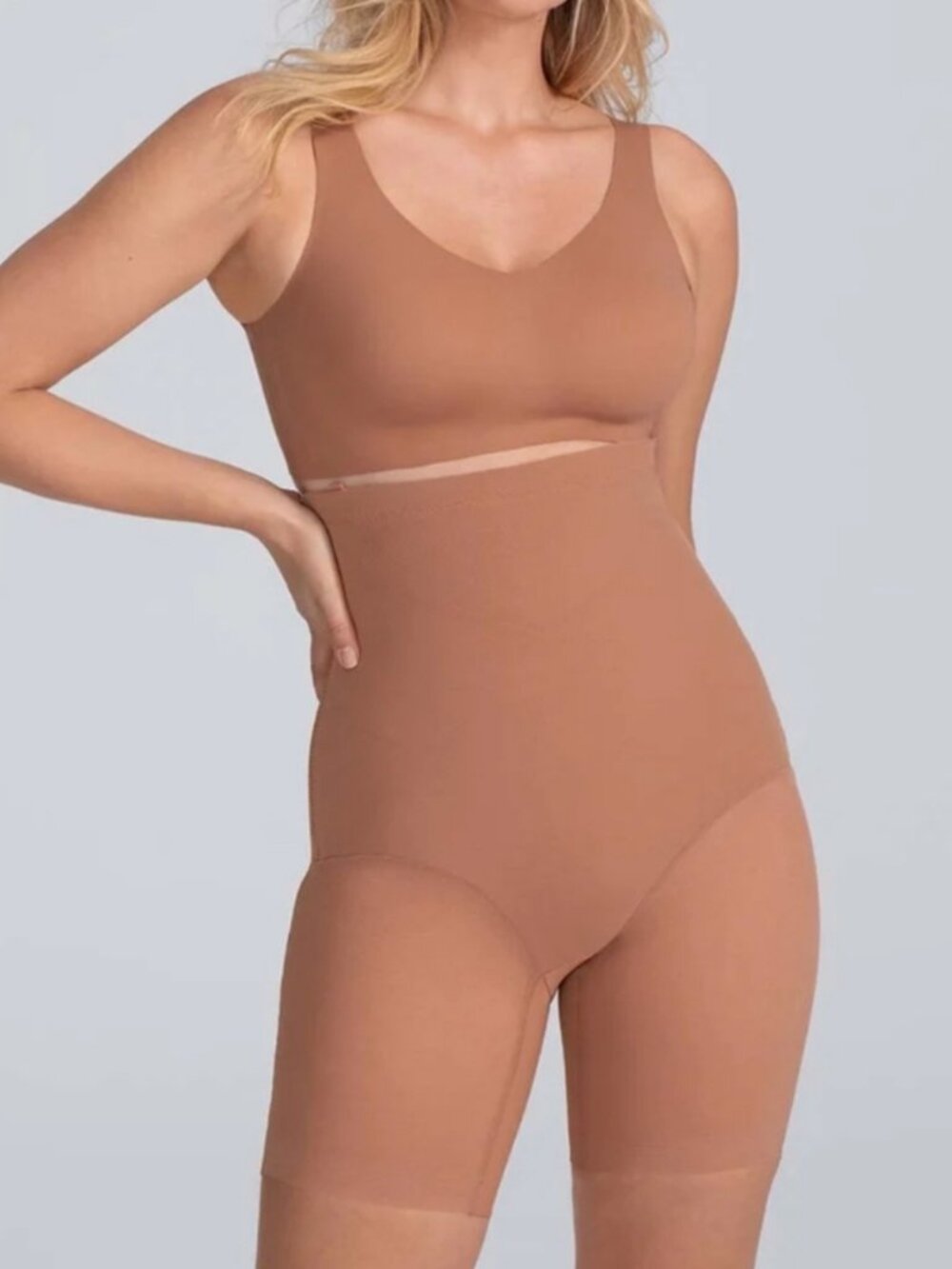 HoneyLove SuperPower Short Shapewear LARGE CINNAMON NWT